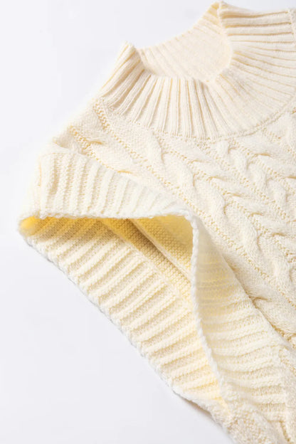 Sleeveless knit sweater autumn pullor top for women -9