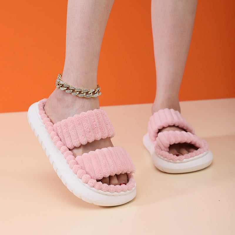 Brides crosseds toe open slippers for women | Uriah -4