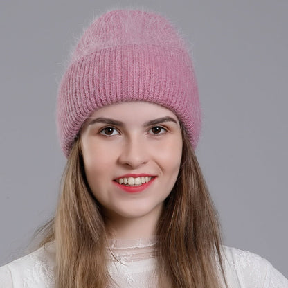 Winter knitted beanie for women | Thalia -5