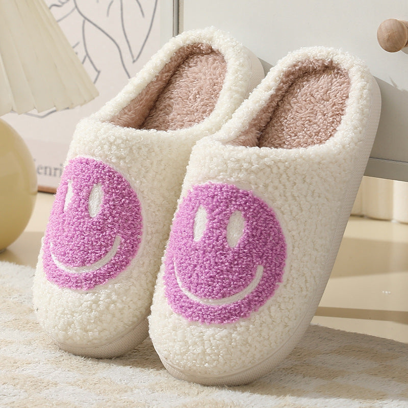 Smiley face slippers for women | Ivanna -2
