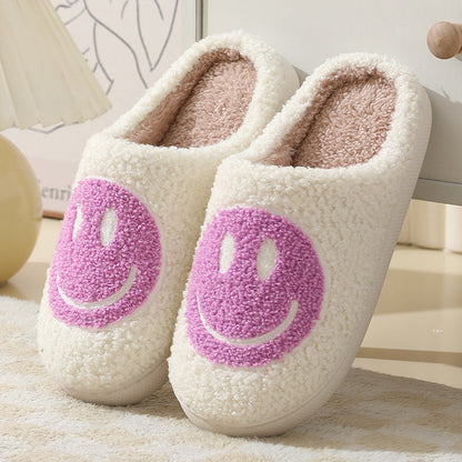 Smiley face slippers for women | Ivanna -2