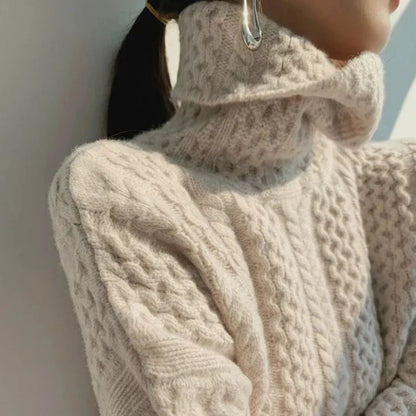 Women’s cashmere sweater turtleneck for women | Camille -1
