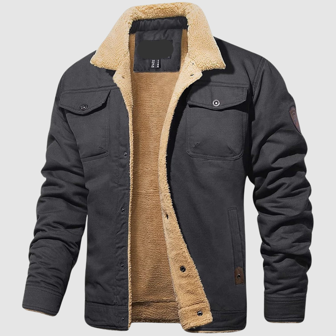 Classic bomber jacket for men -1