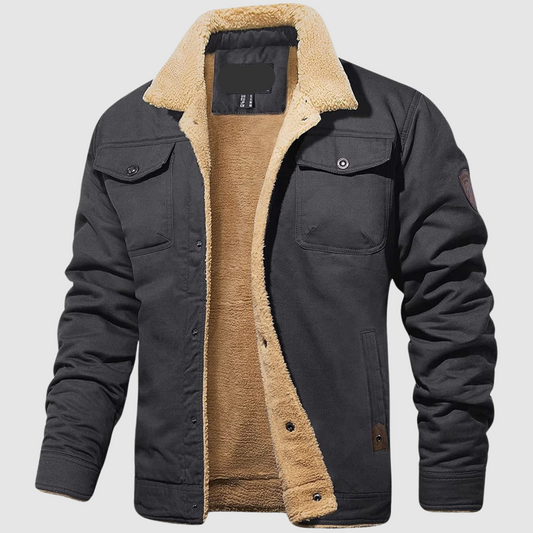 Classic bomber jacket for men -1
