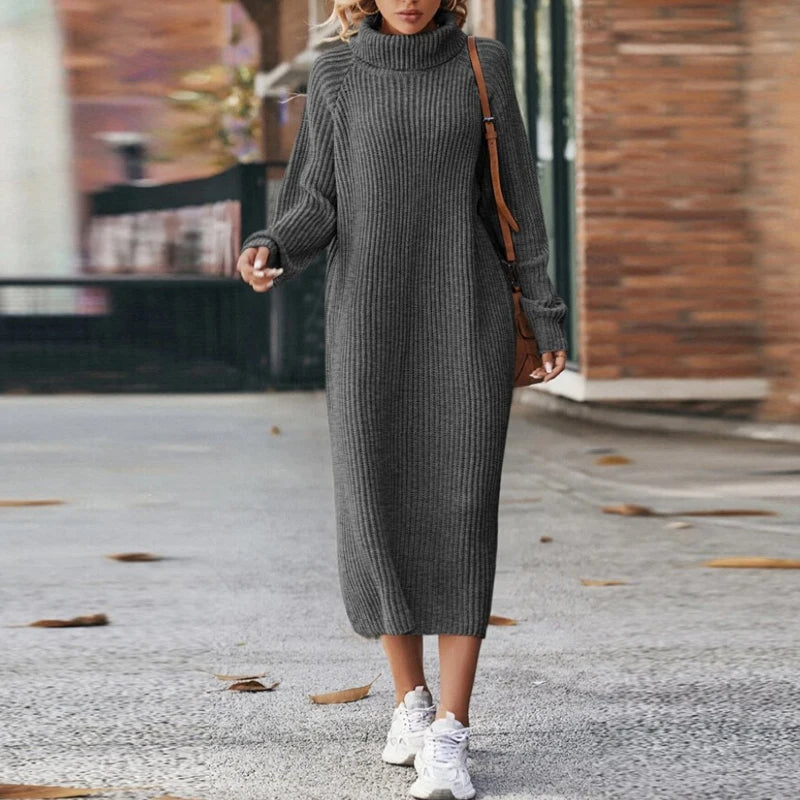 Elegant knit dress for women | Josephine -5