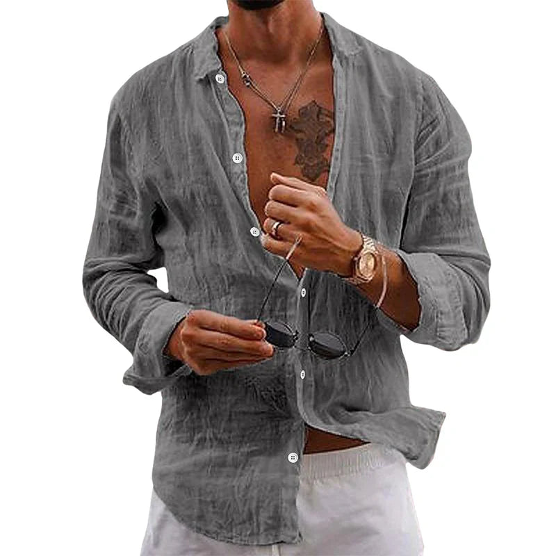 Summer lightweight cotton shirt for men | Anderson -5