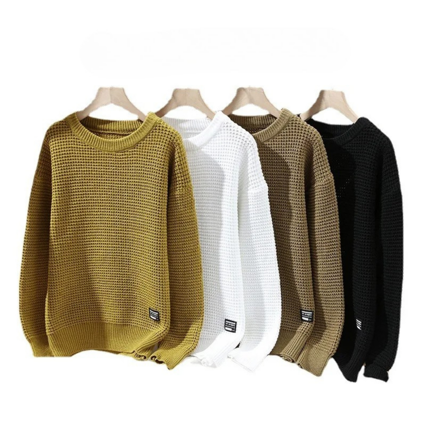 Refined textured sweater for men -7