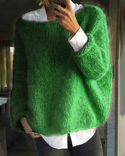 Cozy long-sleeve sweater pullover for women | Marielle -3