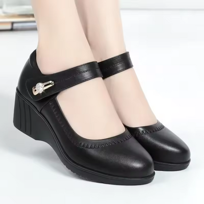 Elegant comfort pumps for women | Wedge heel -2