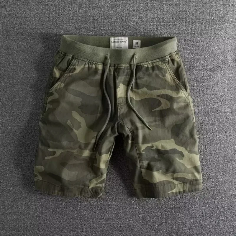 Bold camouflage athletic fit shorts for men | Orion -2