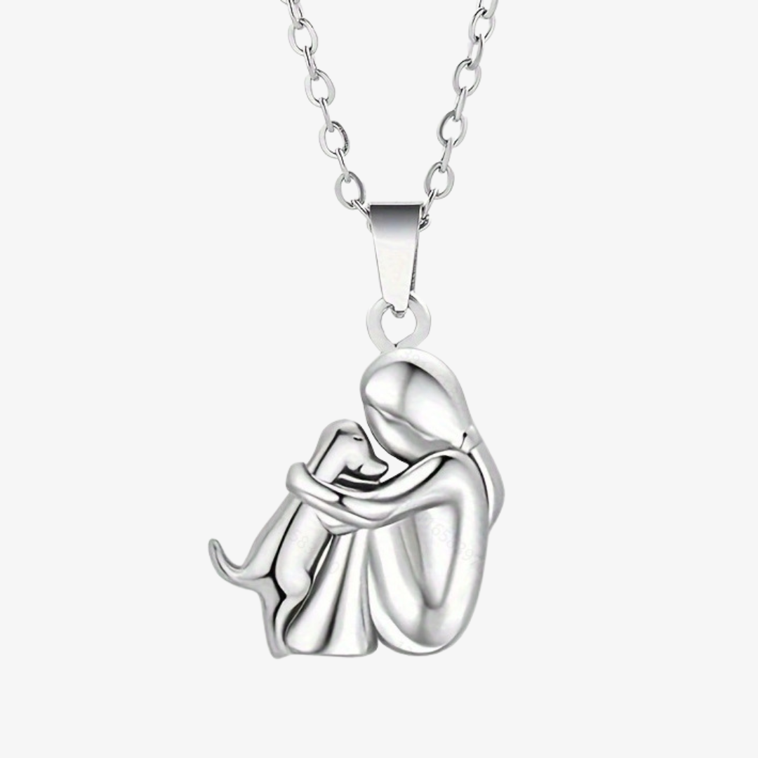 Pendant chien necklace for women | Leontine -6