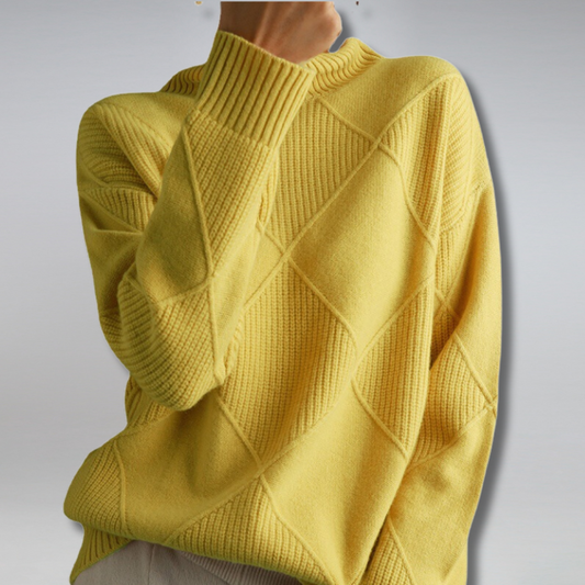 Soft turtleneck sweater for women | Seraphine -1