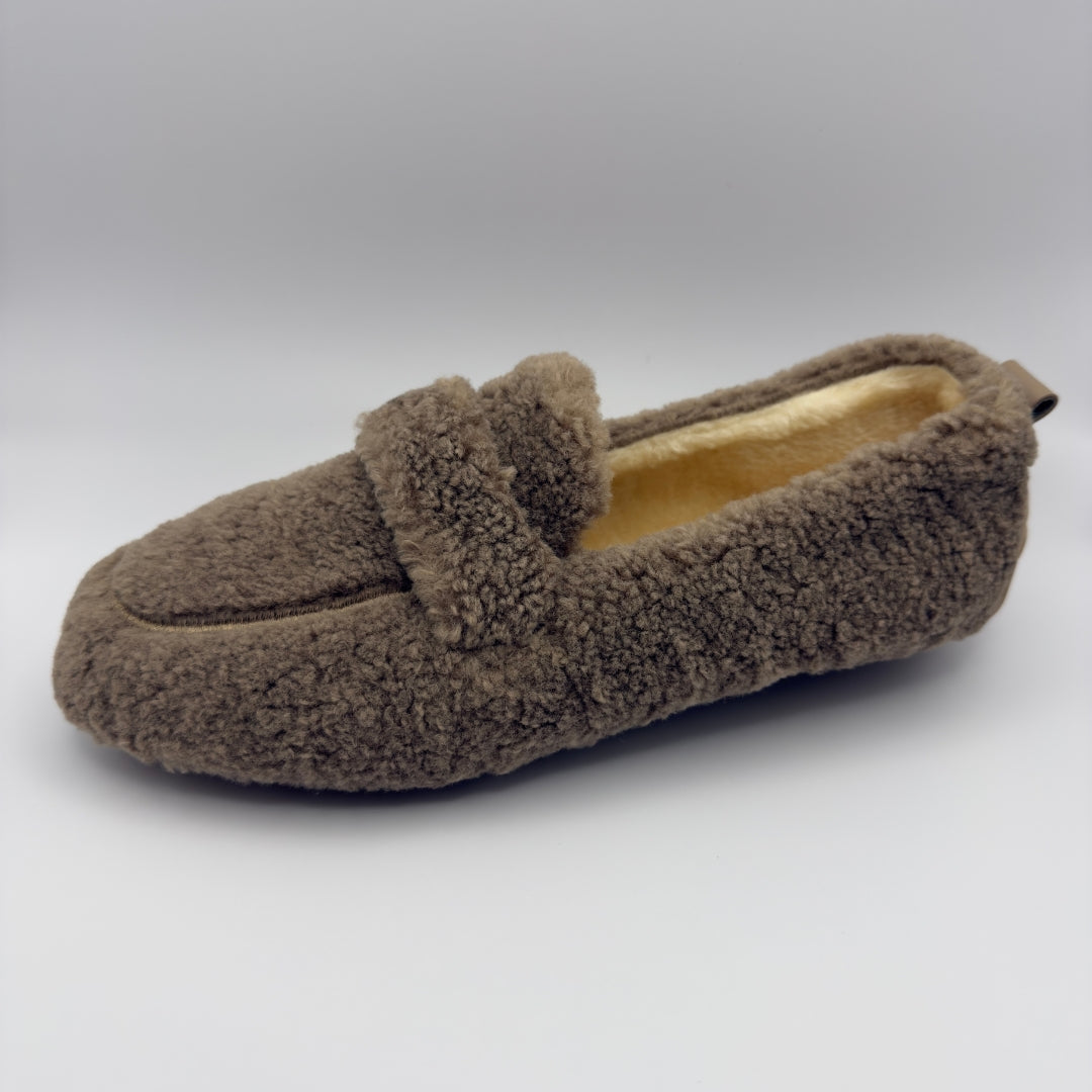 Cozy elegant winter loafers for women | Selene -9
