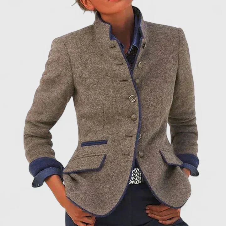 Elegant structured vest for women | Lucie -1
