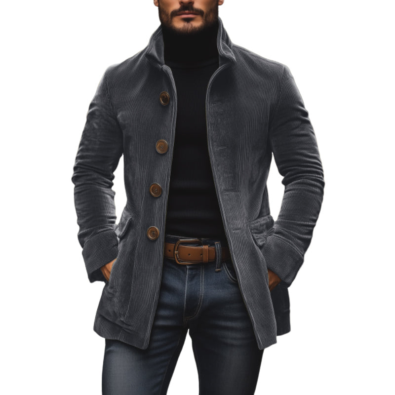 Men’s slim-fit corduroy coat for men | Emerson -8