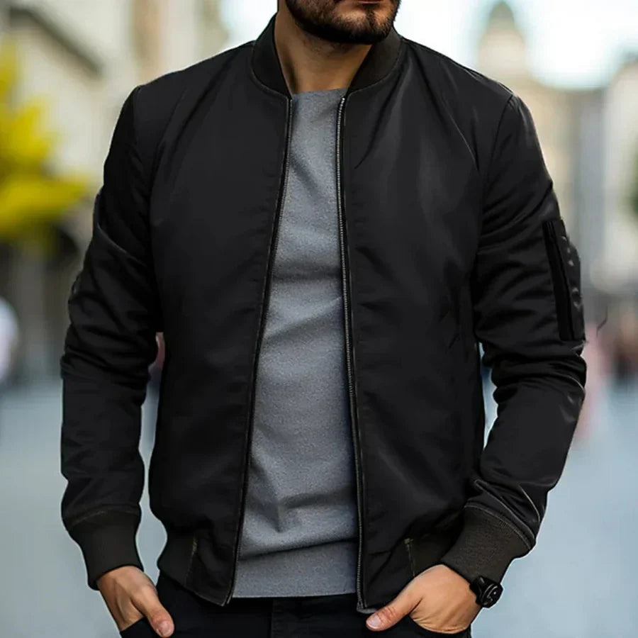 Bomber elegant jacket for men -3