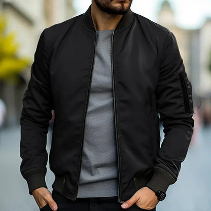 Bomber elegant jacket for men -3