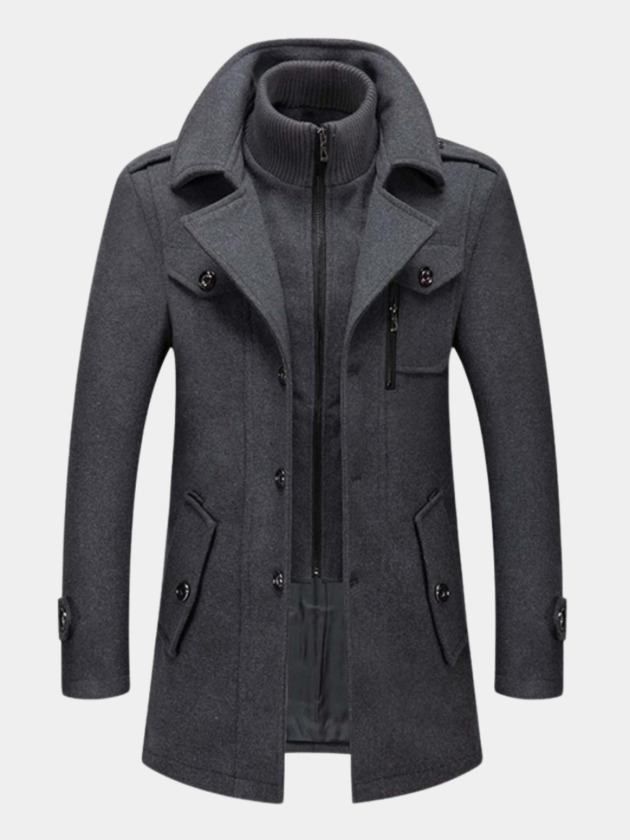 Warm elegant jacket for men | Versatile -1