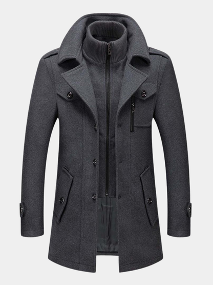 Warm elegant jacket for men | Versatile -1