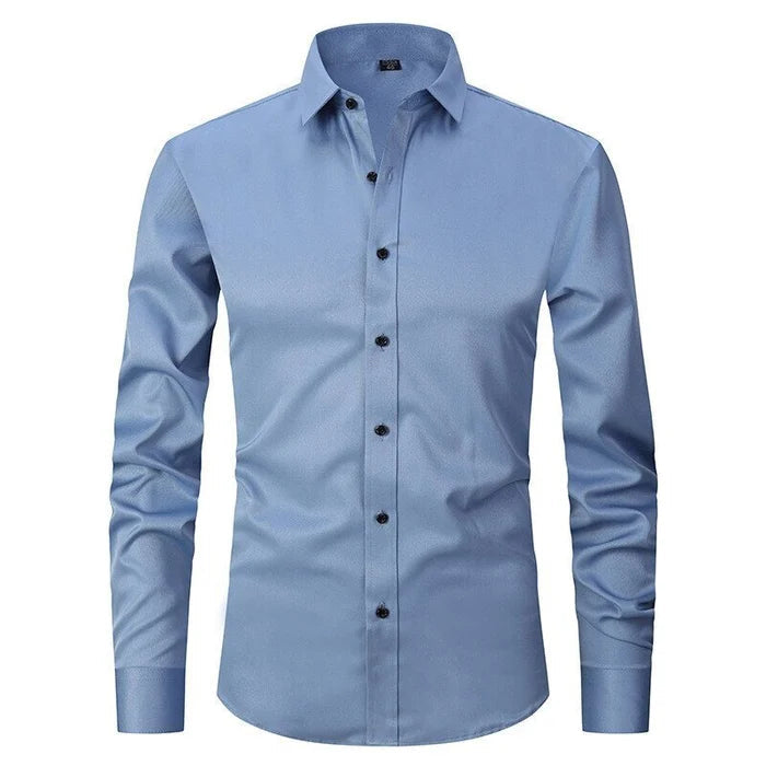 Button-up stretchy quality premium shirt for men | Liam -5