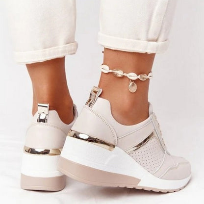 Comfortable lace-up shoes for women | Tharin -2