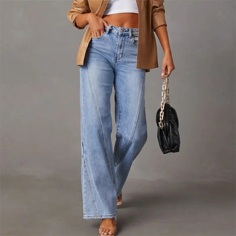 Flared elegant jeans for women | Celine -5