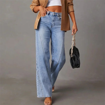 Flared elegant jeans for women | Celine -5