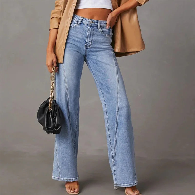 Flared elegant jeans for women | Celine -3