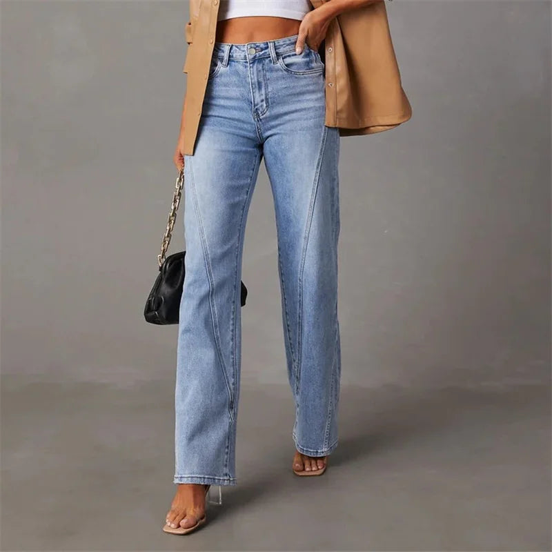 Flared elegant jeans for women | Celine -2