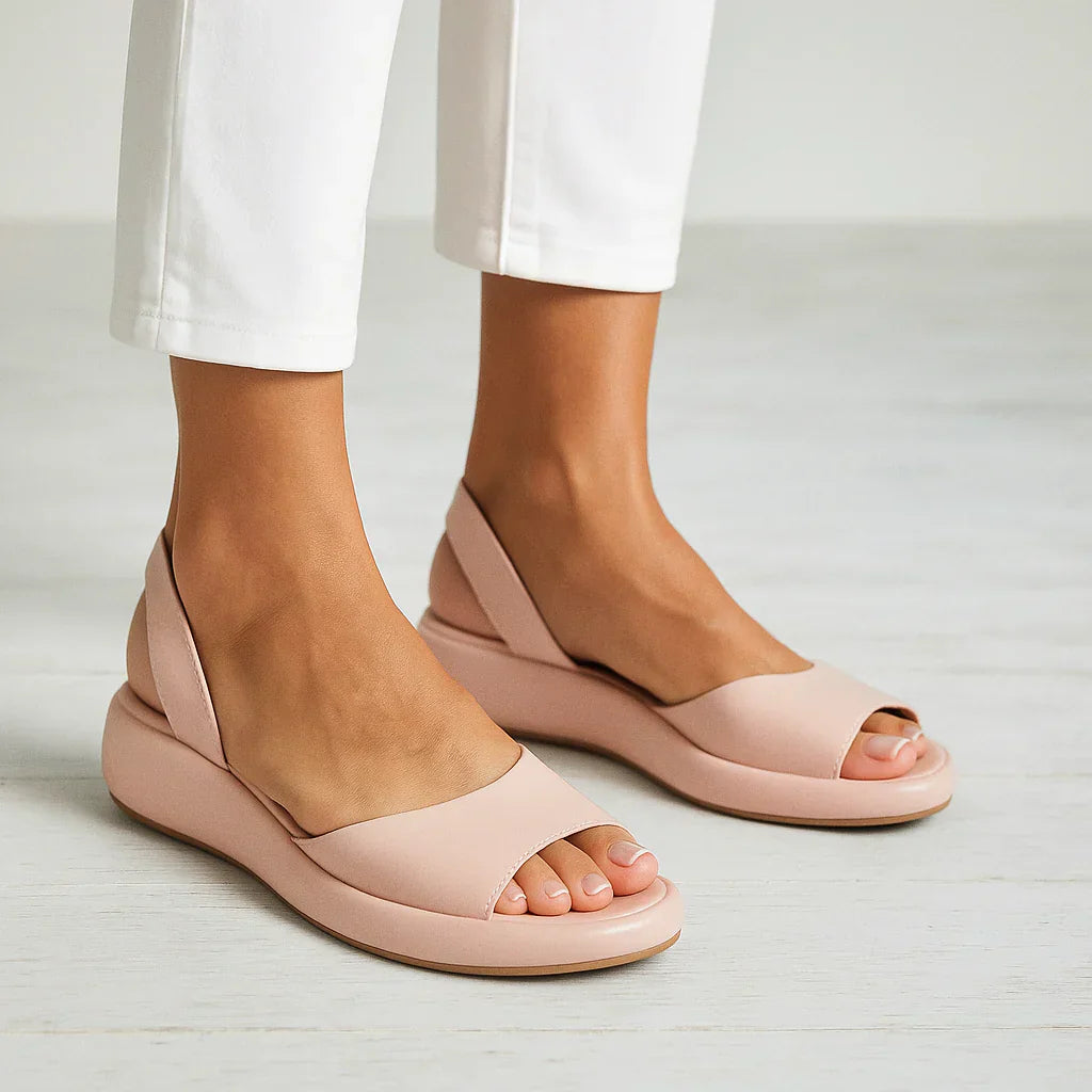 Elegant slingback open-toe sandals for women | Lunara -3