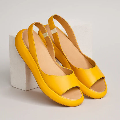 Elegant slingback open-toe sandals for women | Lunara -2