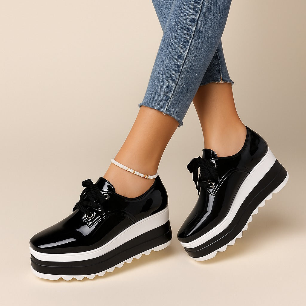 Platform elegant sneakers for women | Nareen -3