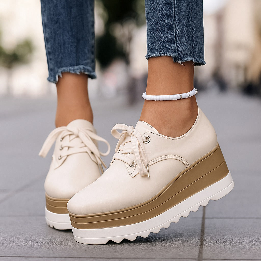 Platform elegant sneakers for women | Nareen -4
