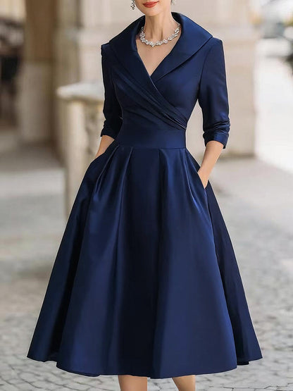 Elegant festive holiday dress for women | Colette Lina -5