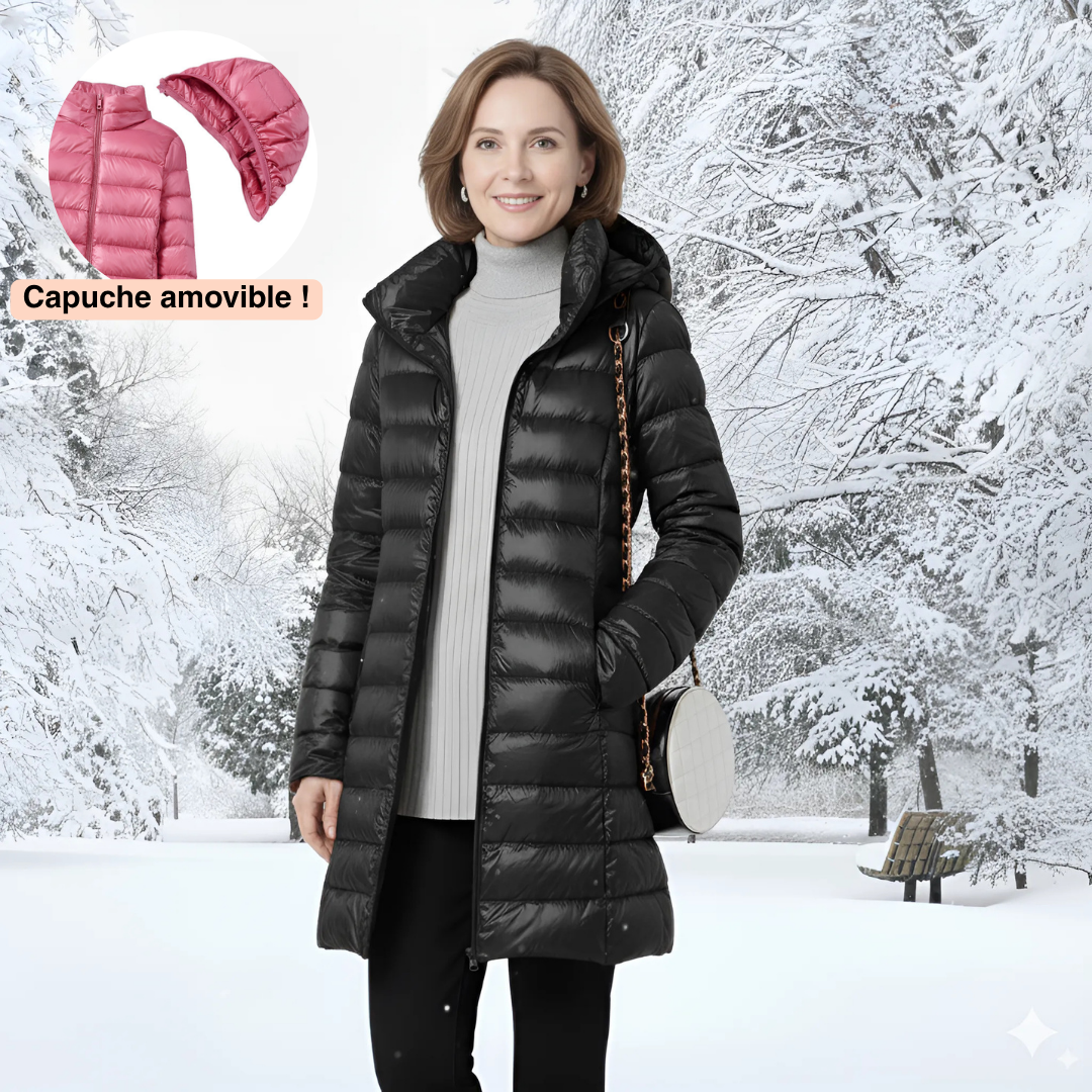 Elegant refined puffer jacket for women | Insulating -4