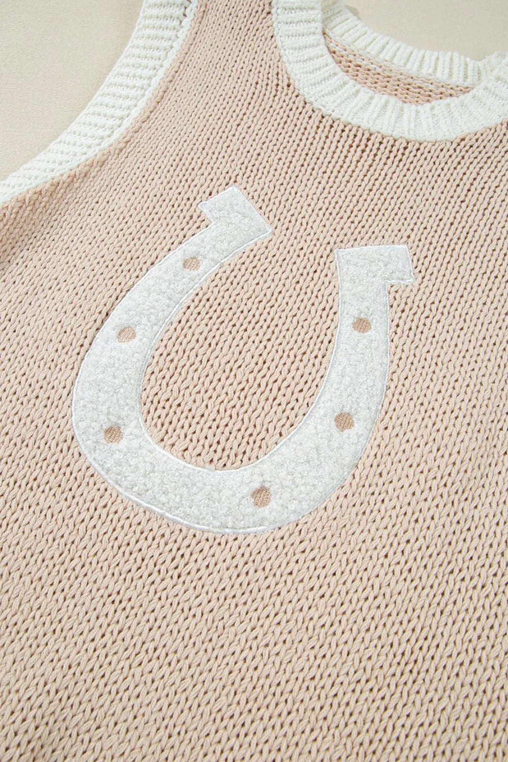 Knit sleeveless casual style vest for women | Alexia -5