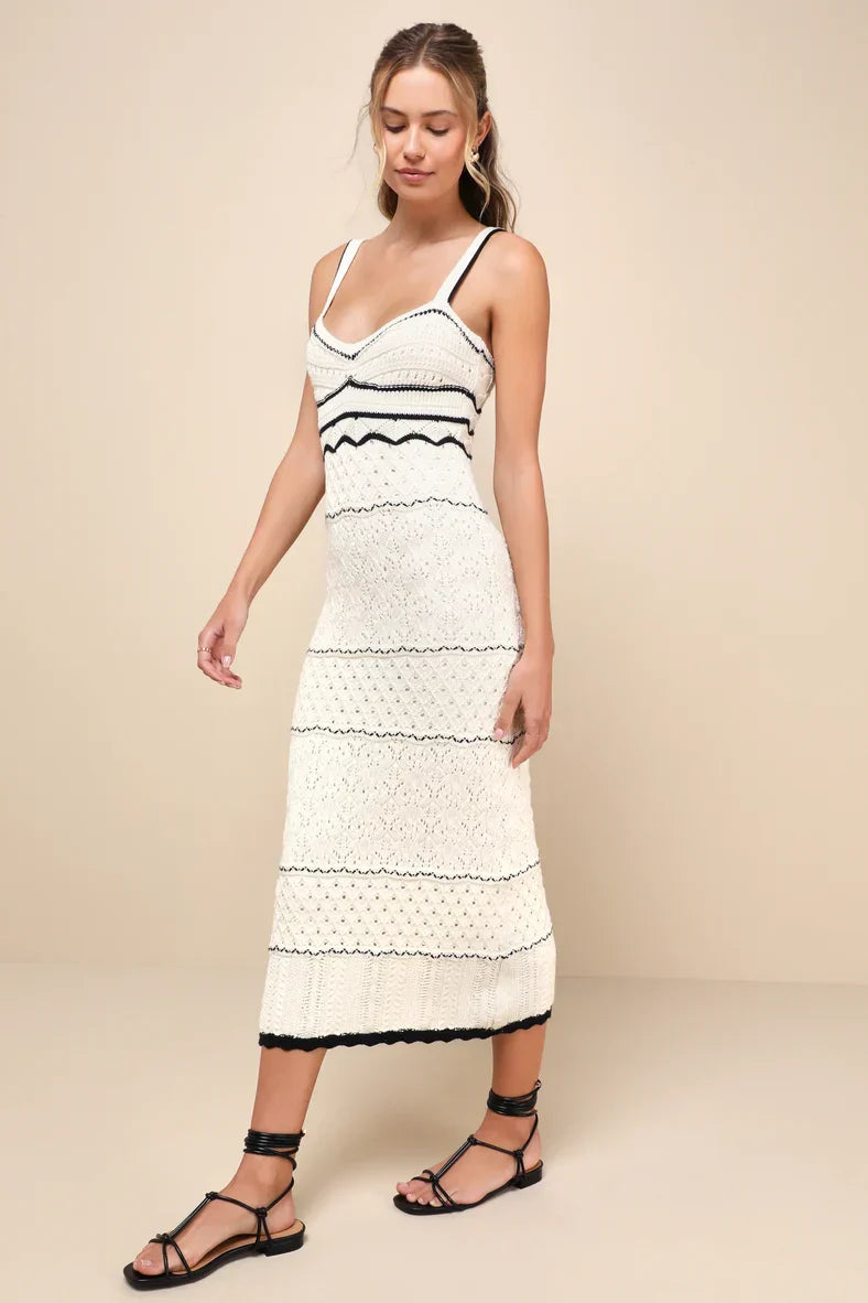 Crochet elegant dress for women | Serena -3