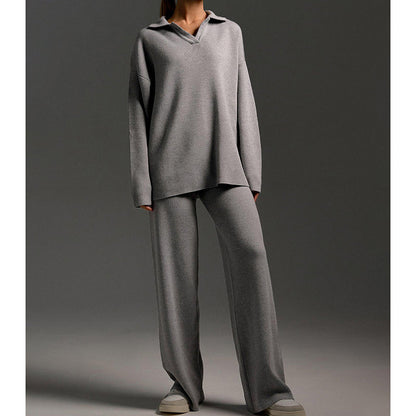 Collar chic polo set for women | Talitha -1