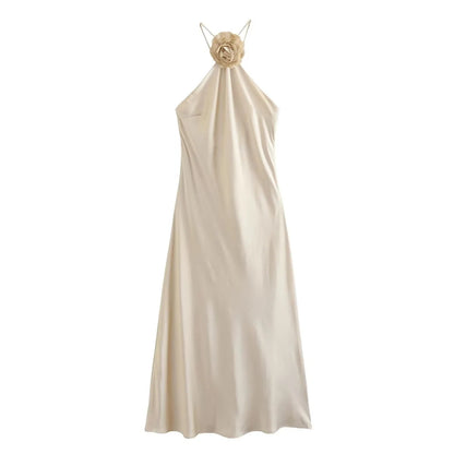Elegant satin dress for women | Eleanor -1