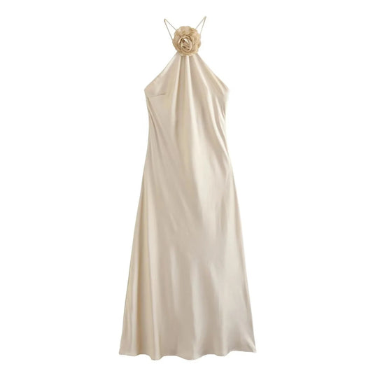 Elegant satin dress for women | Eleanor -1