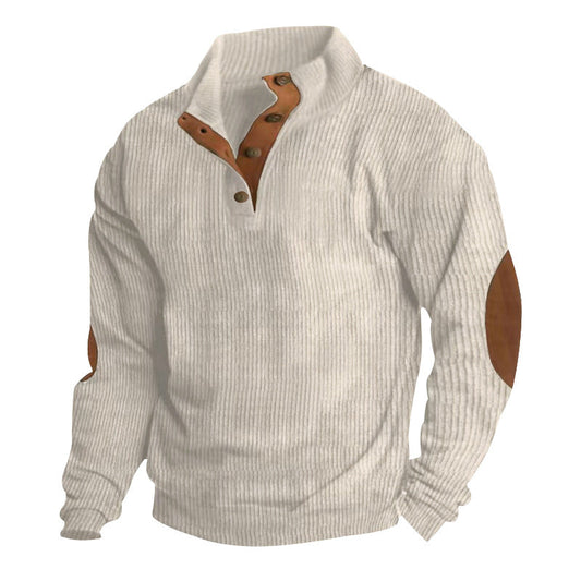 Sport trendy high collar sweater for men | Carl -1