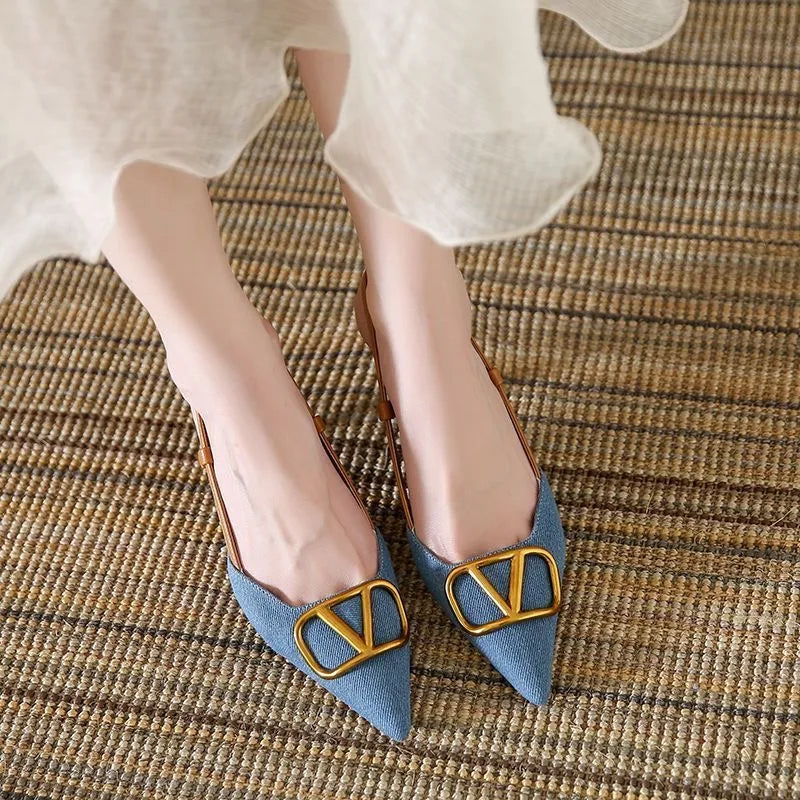 Celeste slingback stiletto heel heels for women | Valentina -5