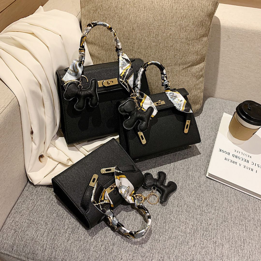 Timeless structured handbag for women | Reflet du Temps -2
