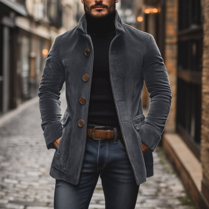 Men’s slim-fit corduroy coat for men | Emerson -9