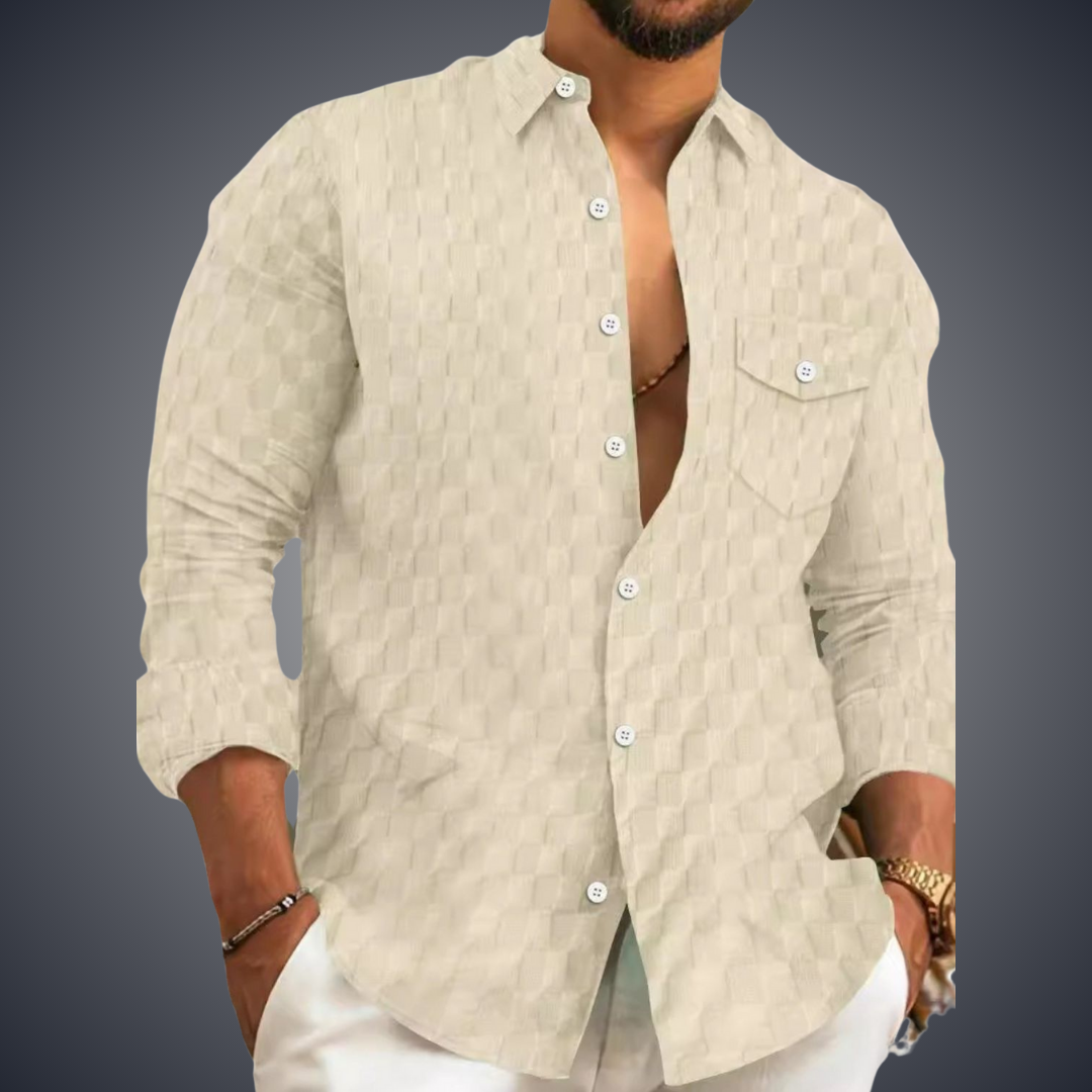 Up textured shirt for men -2
