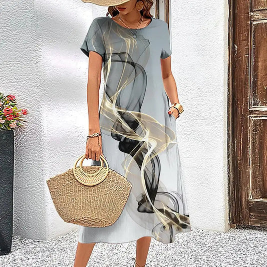 Summer elegant dress for women | Tessa -1