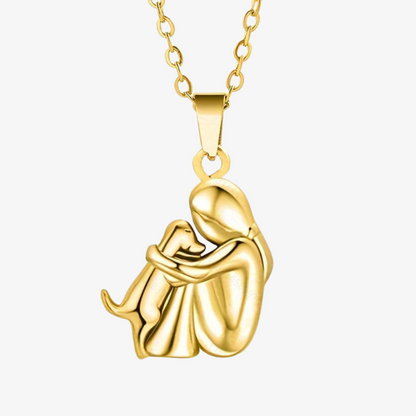 Pendant chien necklace for women | Leontine -5