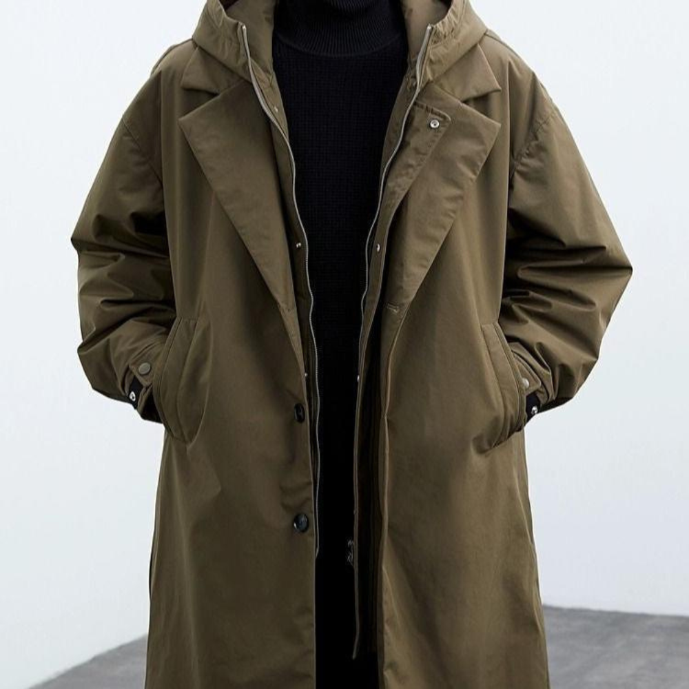 Repellent hooded cardigan for men | Jacket Water -3