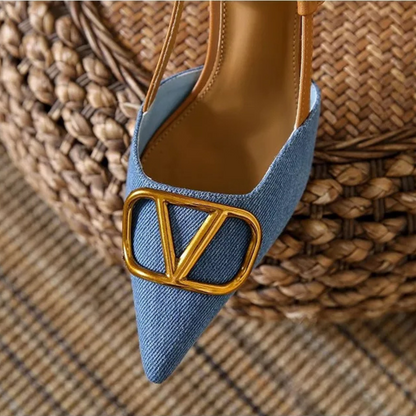 Celeste slingback stiletto heel heels for women | Valentina -8