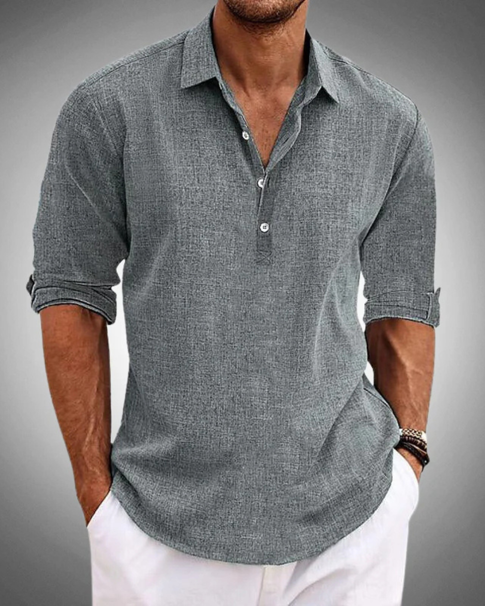 Smart classic shirt for men -3